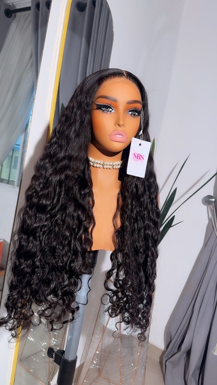 Raw deepwave luxury human hair wig